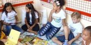 Projeto leva leitura e educaÃ§Ã£o para as crianÃ§as da cidade