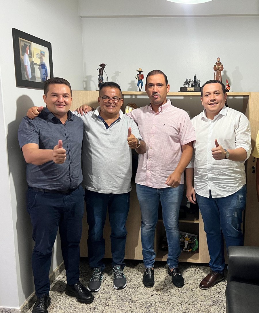 Deputado Vicentinho Júnior anuncia apoio a Saboinha Jr. que se consolida como pré-candidato à Prefeitura de Guaraí (Foto: Divulgação)