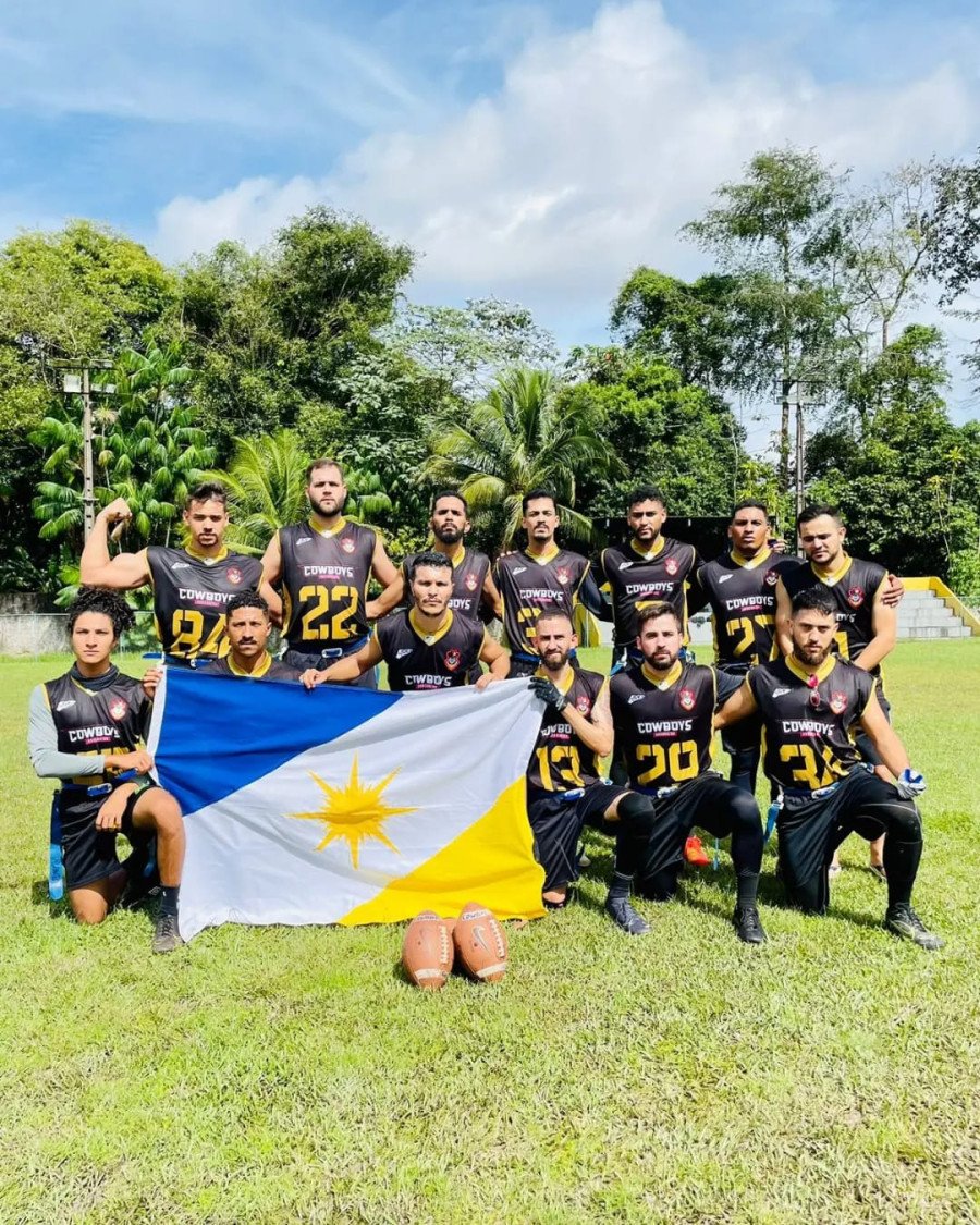 Com o apoio do Governo do Tocantins, equipe de Araguaína participa de etapa regional de futebol americano flag no Pará (Foto: Divulgação)