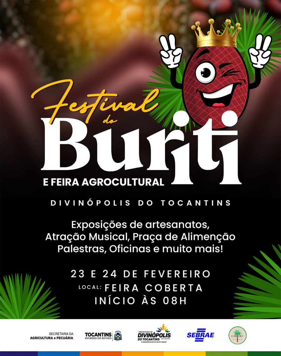 Sebrae realiza em Divinópolis o I Festival do Buriti e Feira das Mulheres Agroextrativistas (Foto: Divulgação)