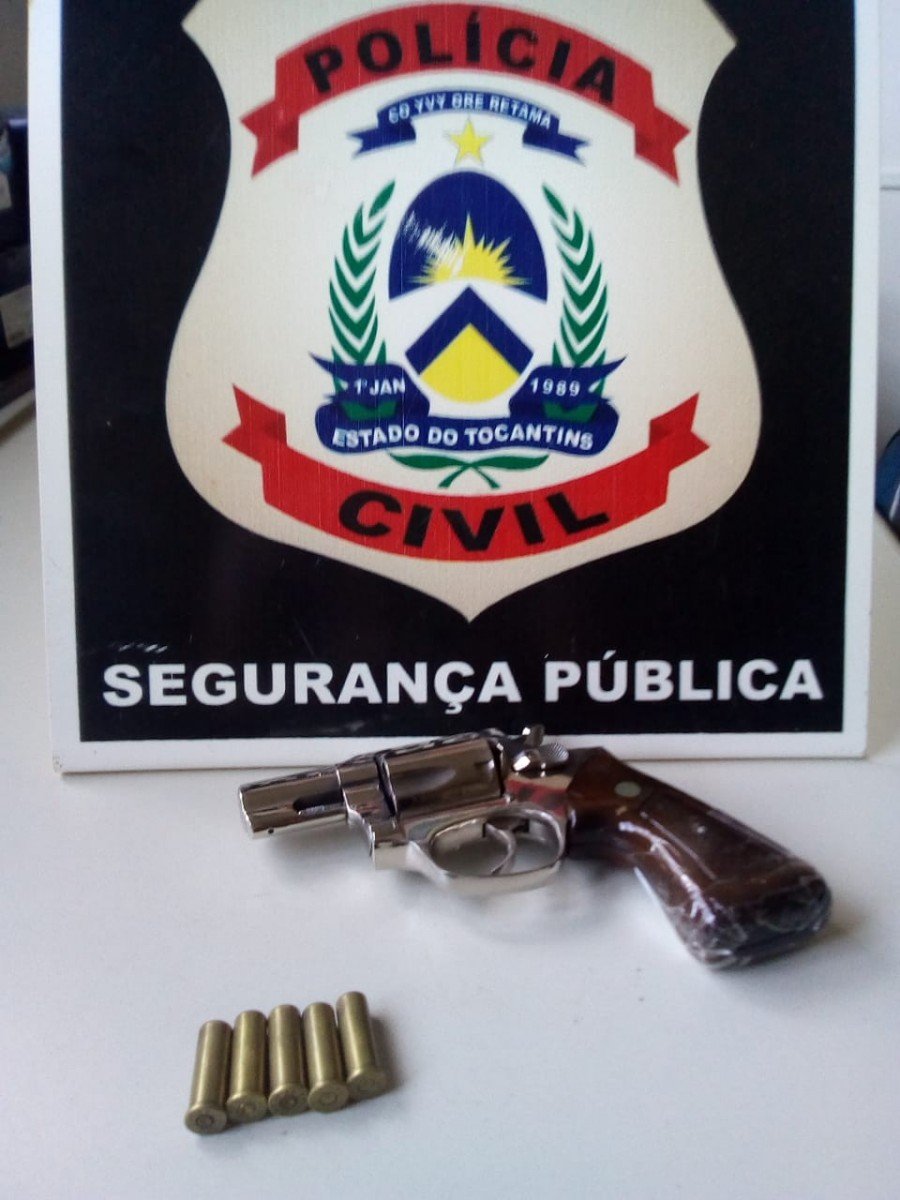 Arma de fogo, encontrada em poder de tÃ©cnico de enfermagem em Araguatins