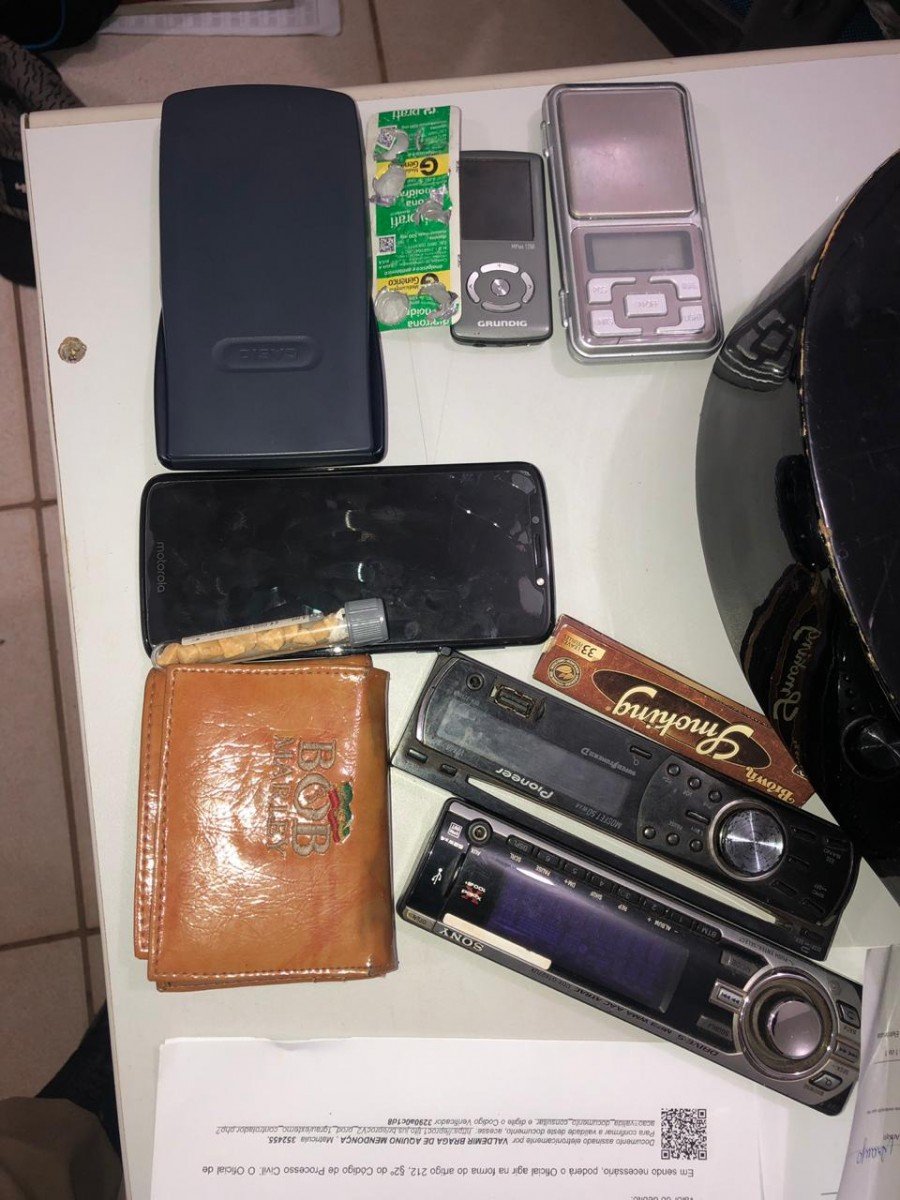 Depois de rastrear celular roubado PM prendeu suspeito e recuperou vÃ¡rios objetos roubados em Palmas
