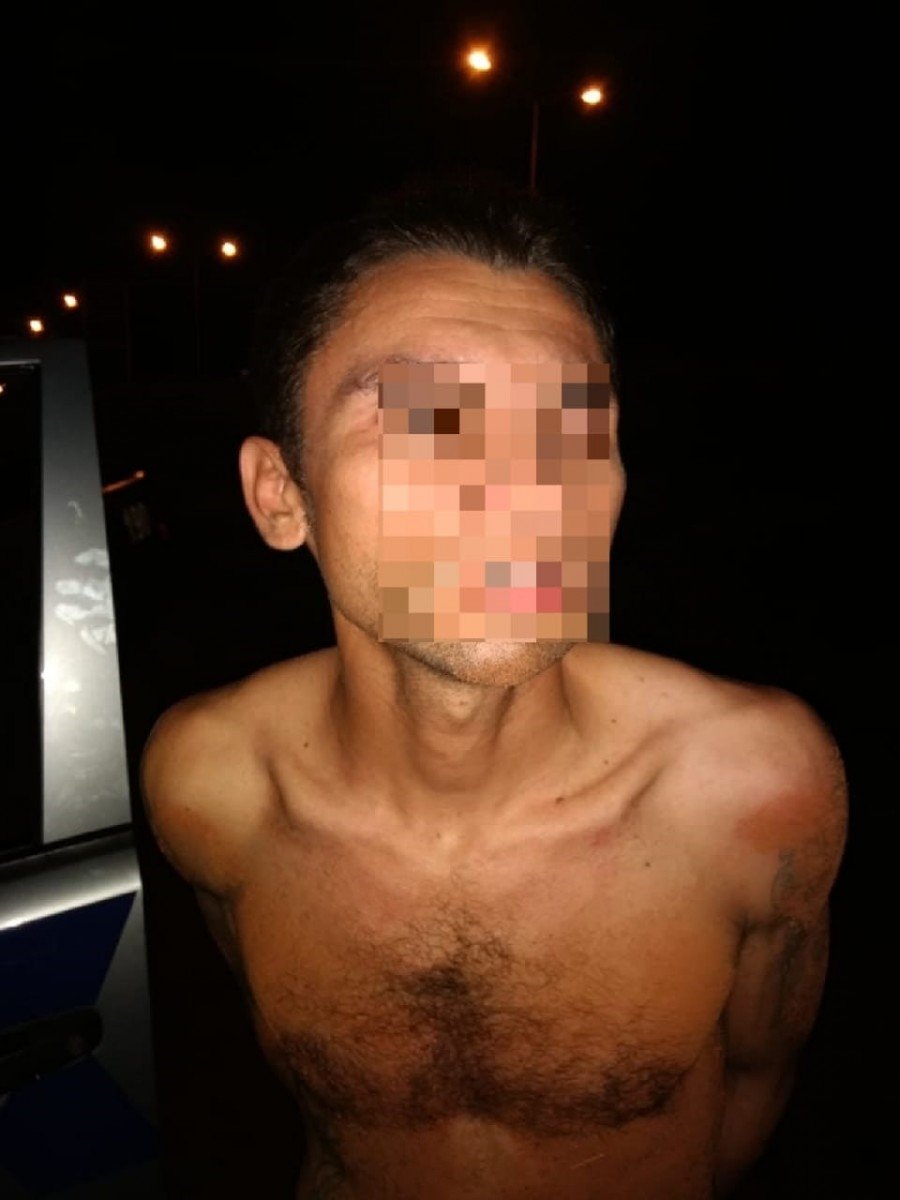 Suspeito de matar homem com golpes de faca apÃ³s desavenÃ§a foi preso pela PolÃ­cia Militar em AraguaÃ­na