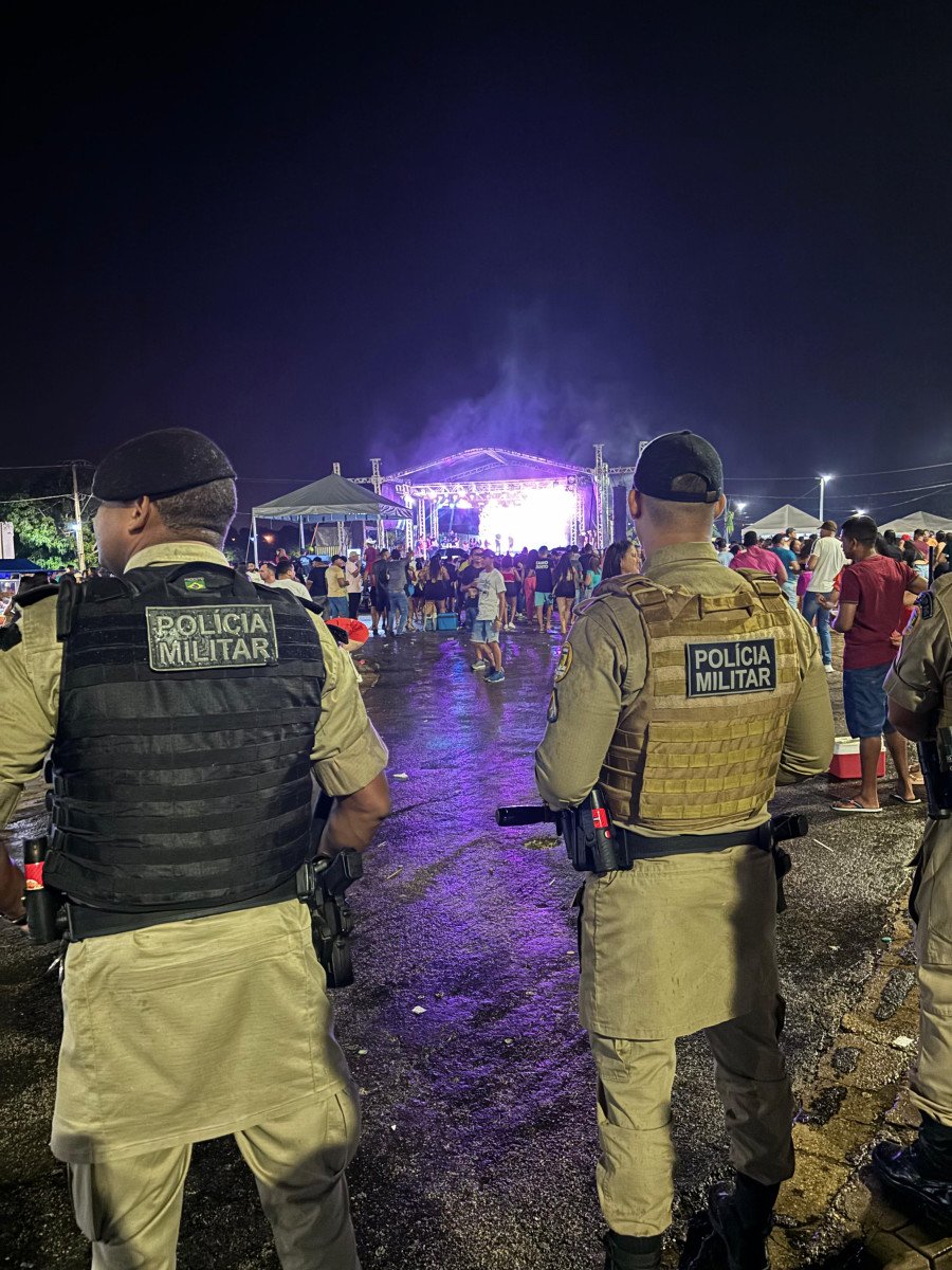 O policiamento também ocorreu nos locais das programações de carnaval (Foto: Ascom/PMTO)