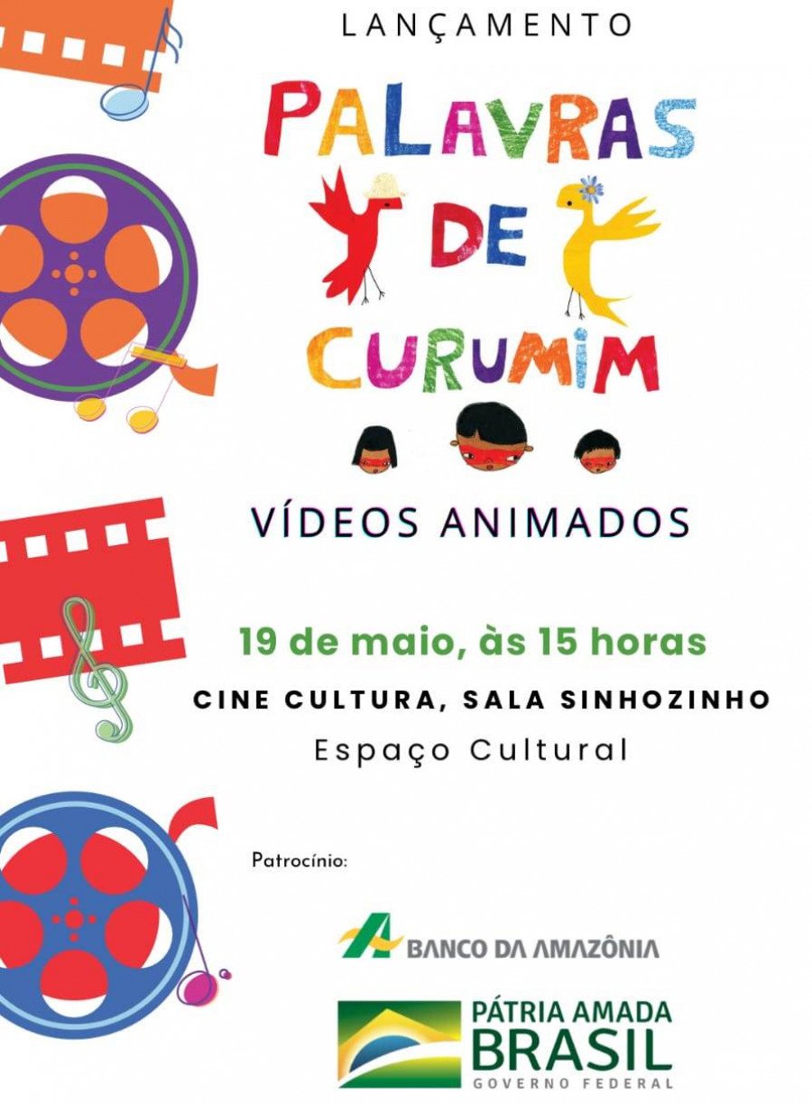 Lançamento do “Palavras de Curumim – Vídeos Animados”, foi aprovado no Edital de incentivo do Basa (Foto: Divulgação)