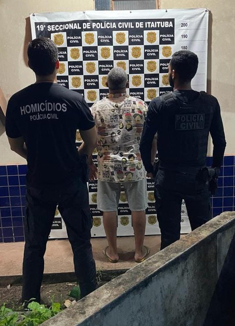 Homem foi preso no Pará após ação conjunta da Polícia Civil (Foto: Dicom/SSP-TO)