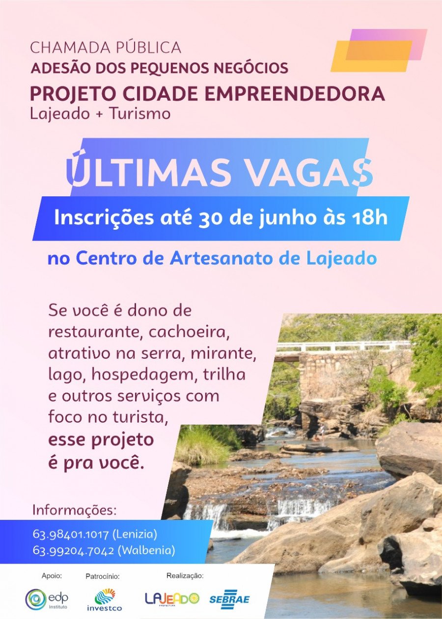 Empreendedores do turismo de Lajeado podem aderir a projeto do Sebrae até 30 de junho (Foto: Divulgação)