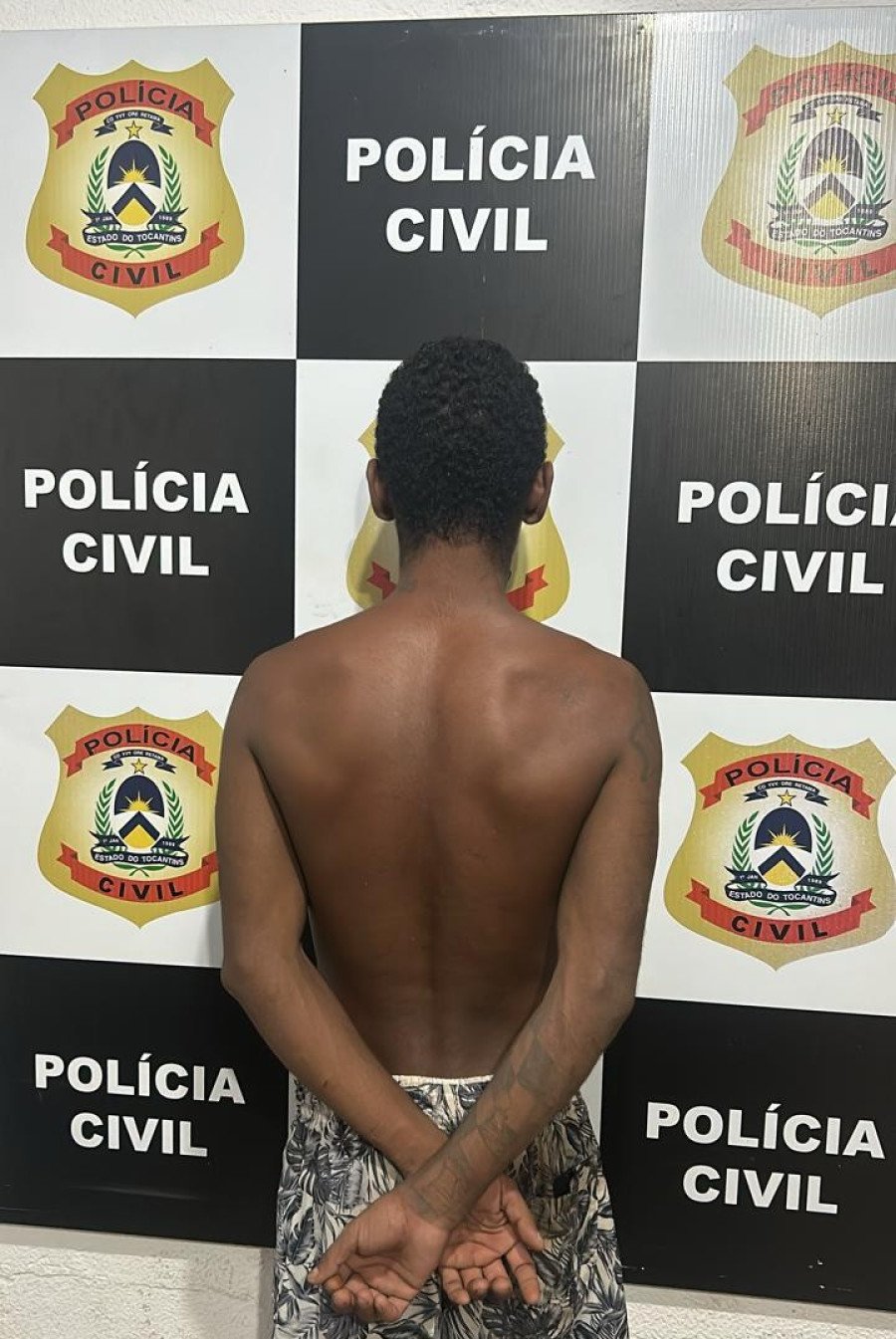 Prisão do suspeito de 23 anos ocorreu na noite de quinta-feira, 8, no setor Jardim Paulista em Paraíso (Foto: Divulgação)