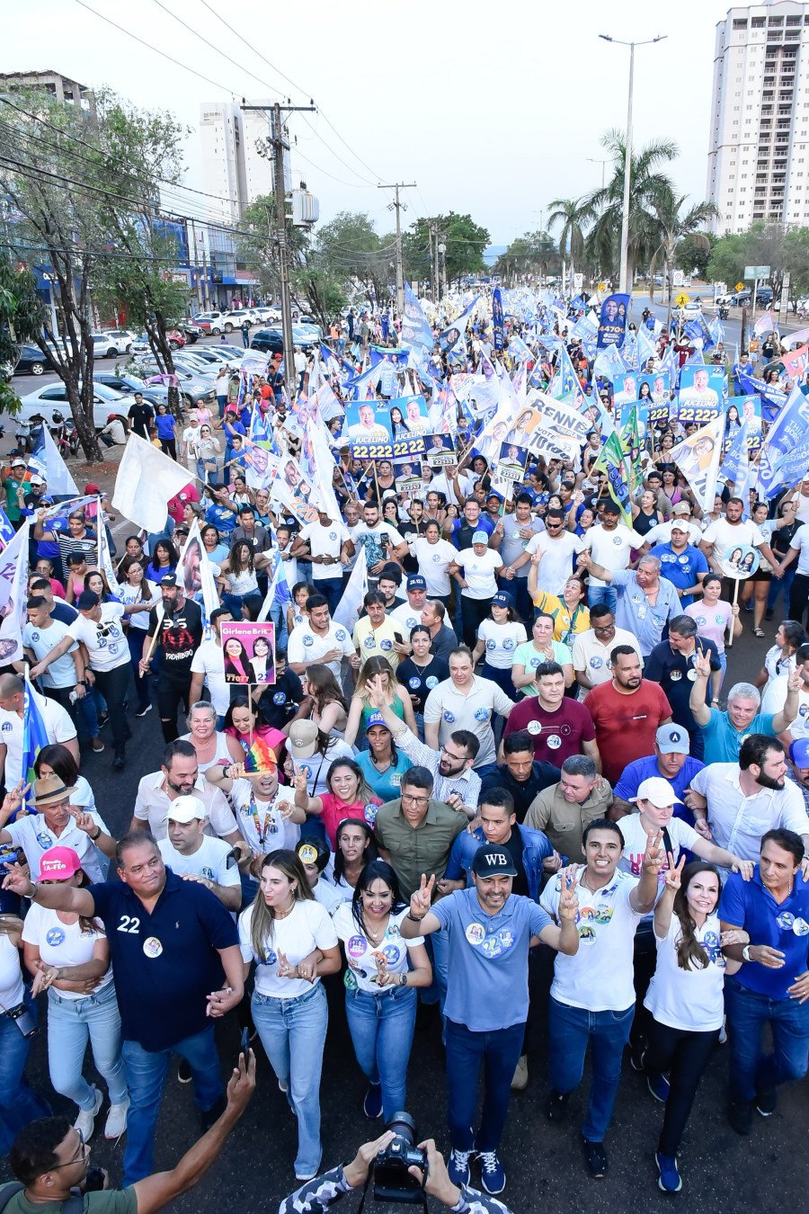 Multidão na JK mostra a força de Janad na reta final: “Palmas quer mudança” (Foto: Divulgação)