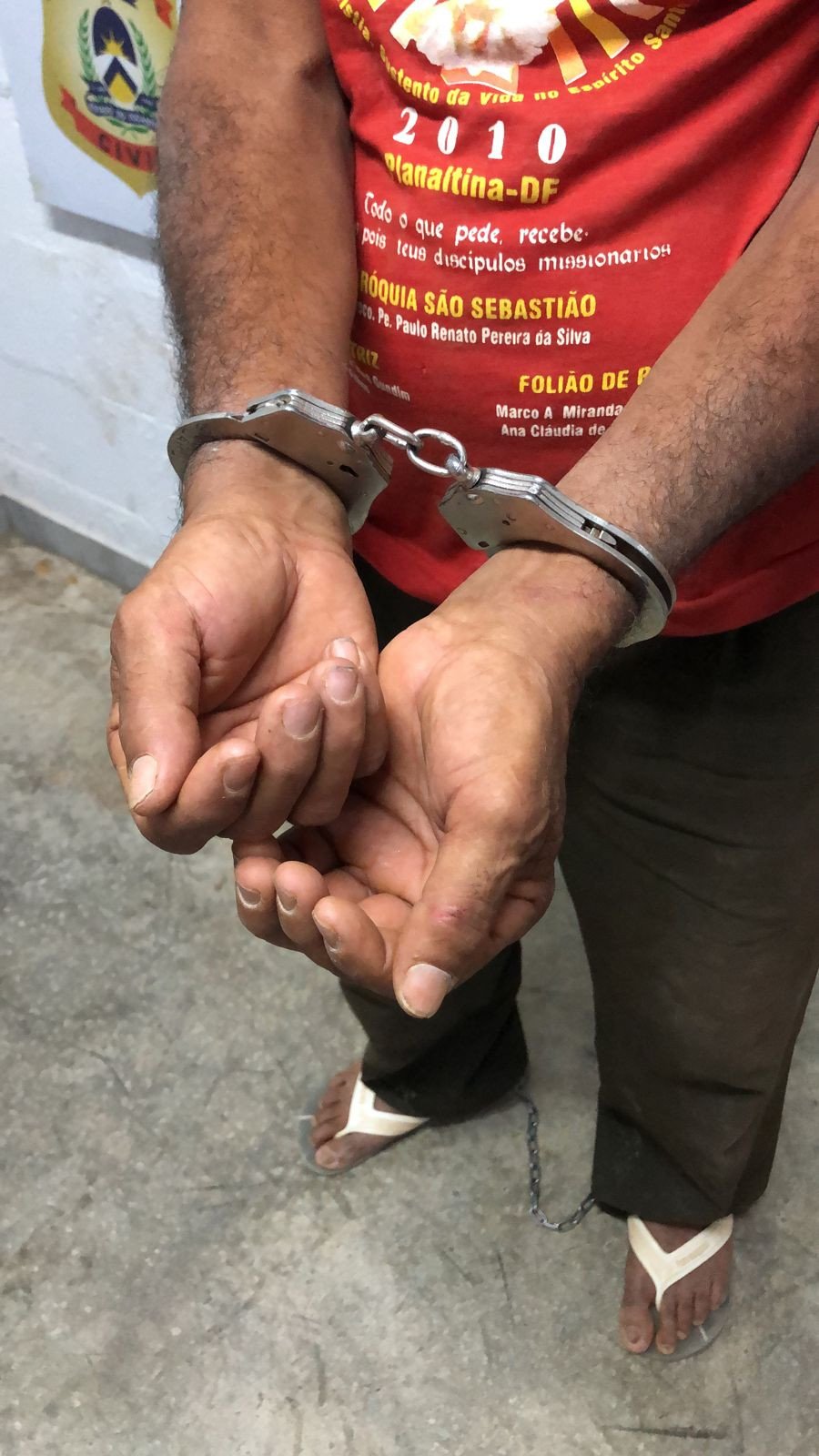 Foragido por estupro de vulnerável em São Felix do Xingu-PA foi preso pela Polícia Civil em Chapada de Areia (Foto: Dicom/SSP-TO)
