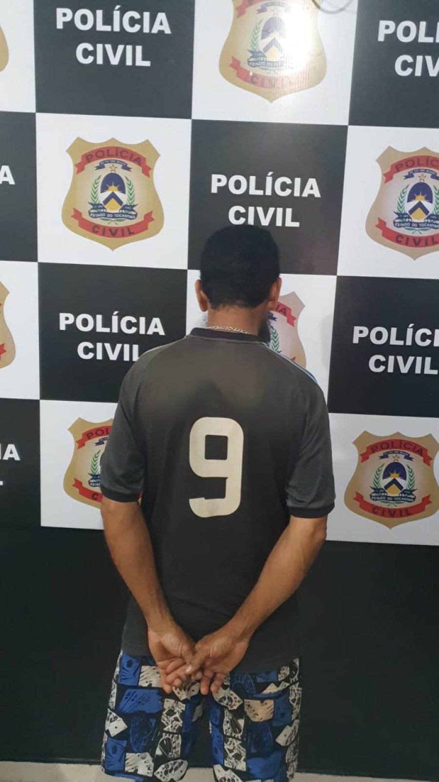 Foragido da Justiça do Pará, foi preso pela pela Polícia Civil do Tocantins em cumprimento a mandado de prisão preventiva (Foto: Dicom/SSP-TO)