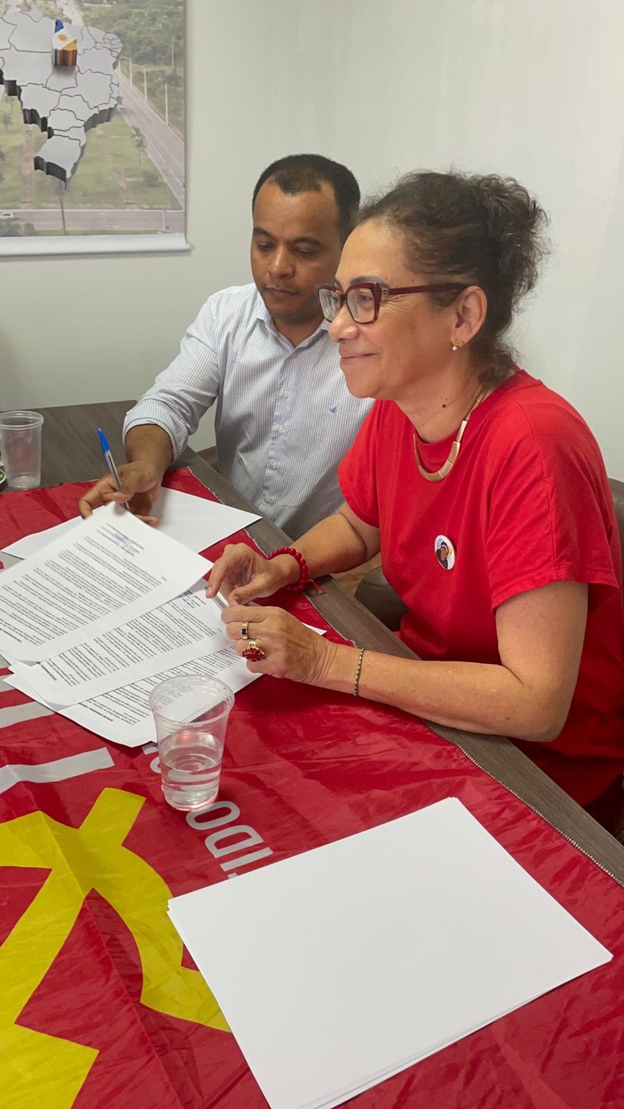 Roberta Tum, presidente metropolitana do PcdoB em Palmas (Foto: Divulgação/Ascom)
