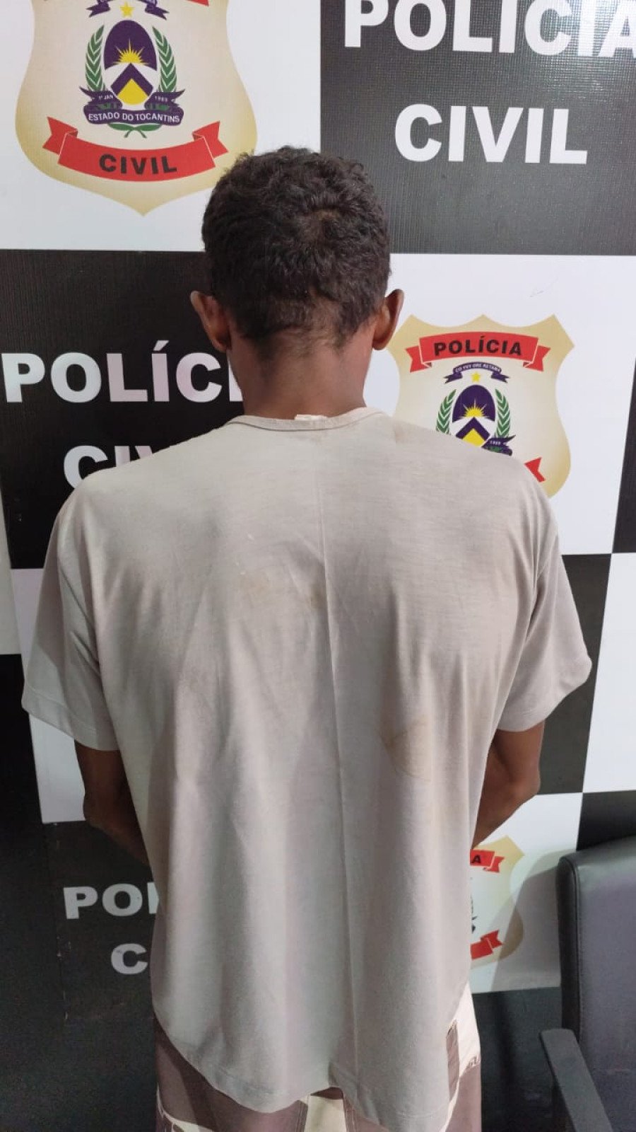 Homem condenado a mais de nove anos de prisão por estuprar menina de 12 anos foi preso pela Polícia Civil (Foto: Dicom/SSP-TO)