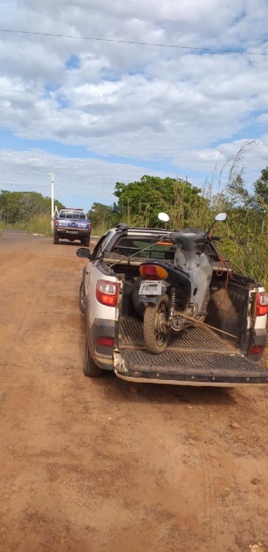 PolÃ­cia Militar prendeu homem por receptaÃ§Ã£o e recuperou mais uma motocicleta furtada em AraguaÃ­na