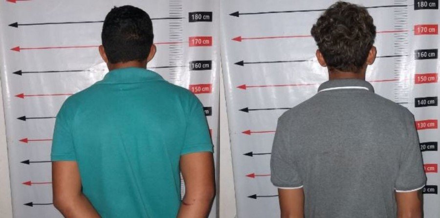 Homens suspeitos de roubo foram presos pela PolÃ­cia Civil em Colinas