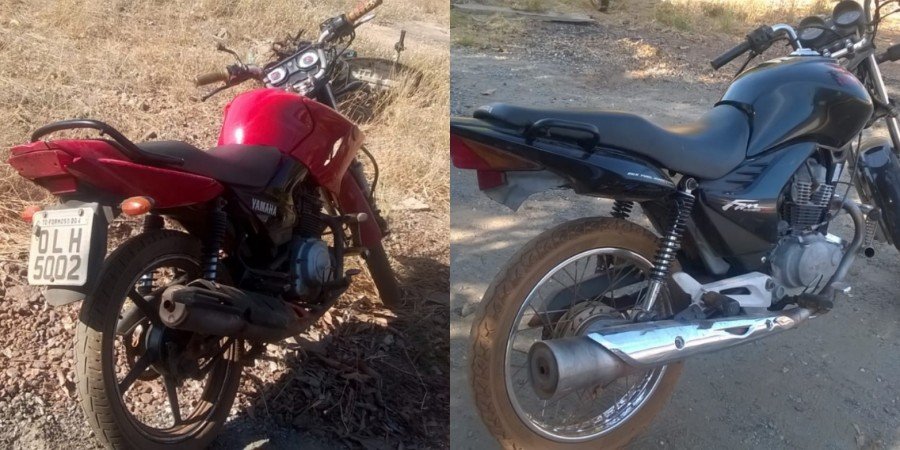AtravÃ©s de denÃºncias, PM recuperou duas motos em Formoso do Araguaia