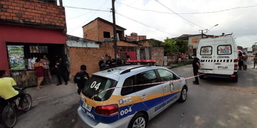 Guarda Municipal foi a primeira a chega ao local do crime (Foto: Claudio Pinheiro/O Liberal)