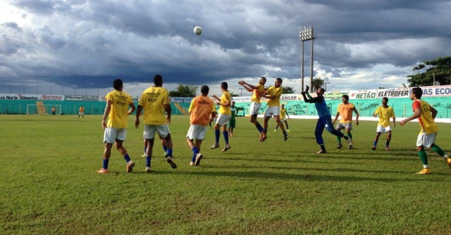TocantinÃ³polis iniciou a prÃ©-temporada mais cedo em relaÃ§Ã£o aos demais clubes do estado (Foto: Vilma Nascimento/GloboEsporte.com)