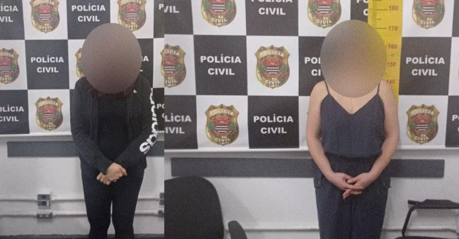 Suspeitas de aplicar golpes em servidores públicos do Pará e de causar prejuízo de R$ 600 mil foram presas em SP (Foto: Polícia Civil)