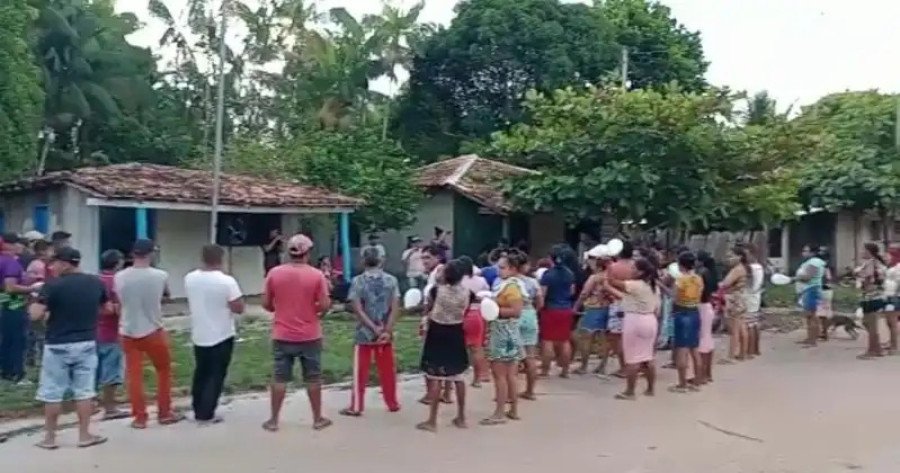 O caso revoltou os moradores da Vila Cardoso, que estão pedindo justiça (Foto: Reprodução)