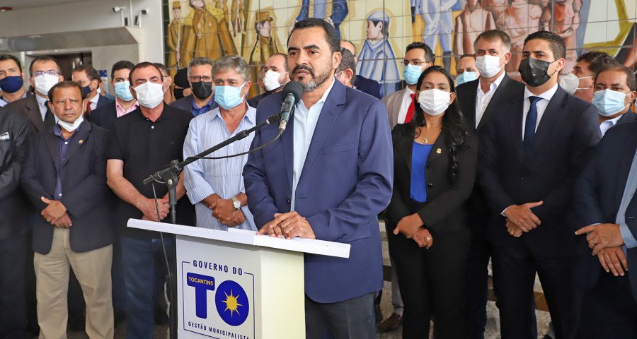 O governador em exercício Wanderlei Barbosa destacou que dará continuidade a todos os projetos em andamento (Foto: Washington Luiz)