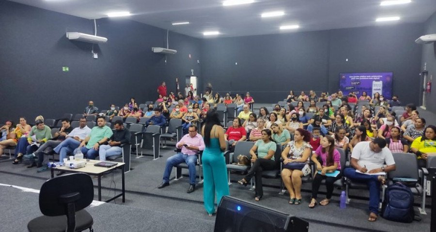 Assembleia da educação em Gurupi (Foto: Divulgação/Sintet)