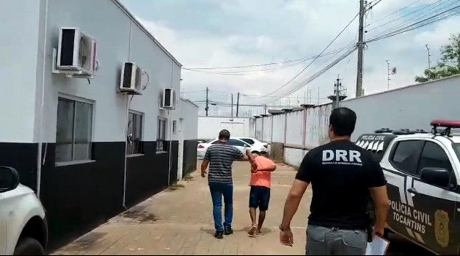 Jovem preso pela Polícia Civil em Araguaína é investigado em mais de dez procedimentos policiais (Foto: Dicom/SSP-TO)