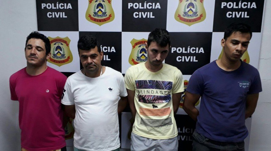 PolÃ­cia Civil prende quatro suspeitos pela prÃ¡tica de crimes diversos em ParaÃ­so do Tocantins