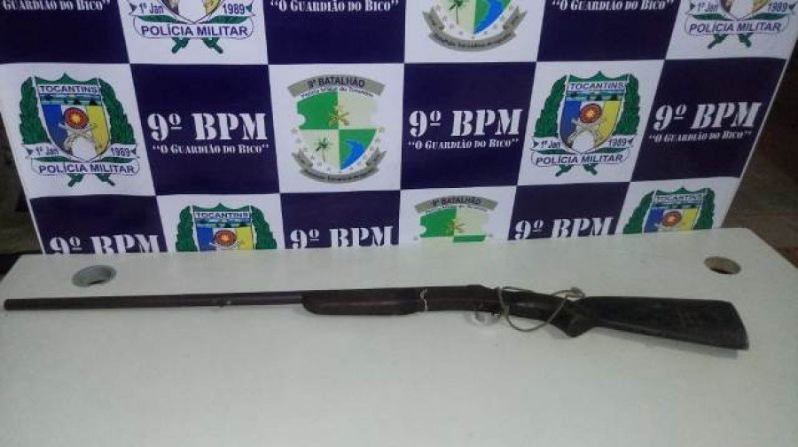 Arma apreendida pela PM em SÃ£o SebastiÃ£o