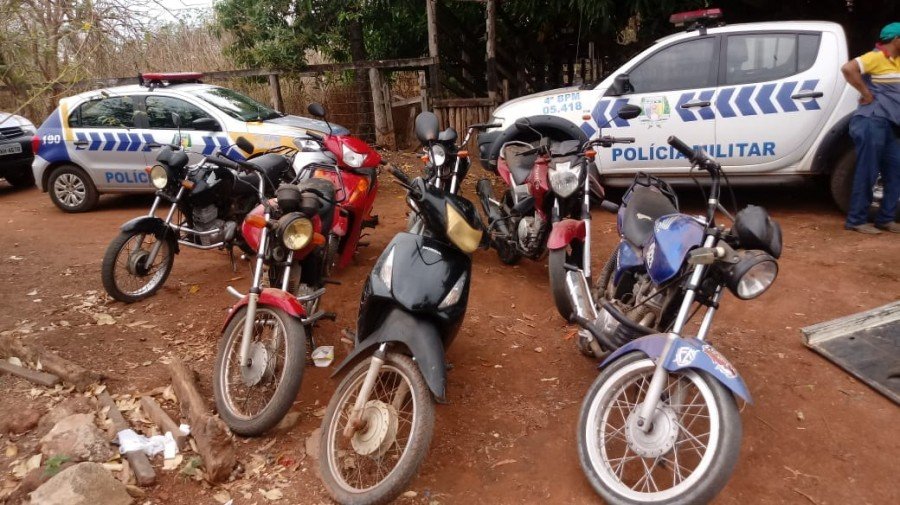 PM em Gurupi localizou 10 motos furtadas de um depÃ³sito municipal