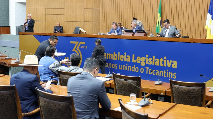 Plenário da Assembleia Legislativa do Tocantins (Foto: Silvio Santos)