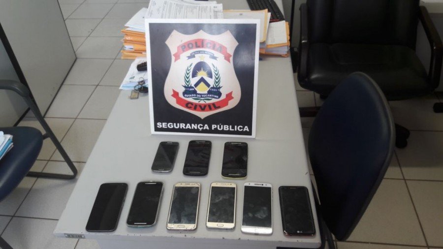 PolÃ­cia Civil recupera e devolve aos verdadeiros donos 10 aparelhos celulares em Palmas
