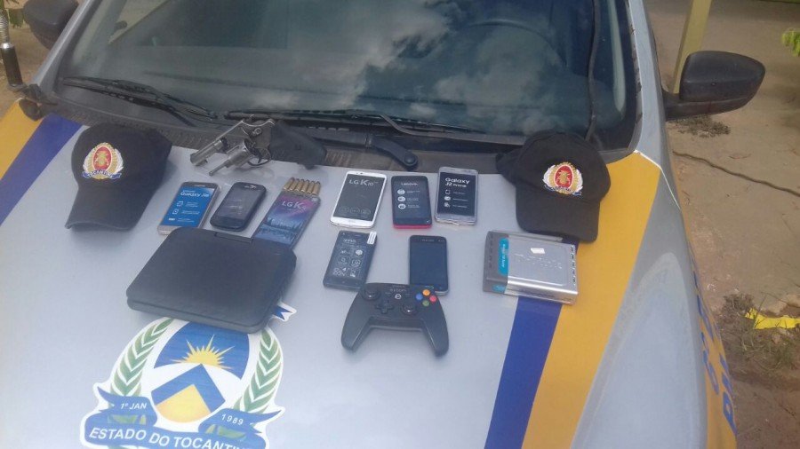 PM recupera objetos roubados em Taquaralto