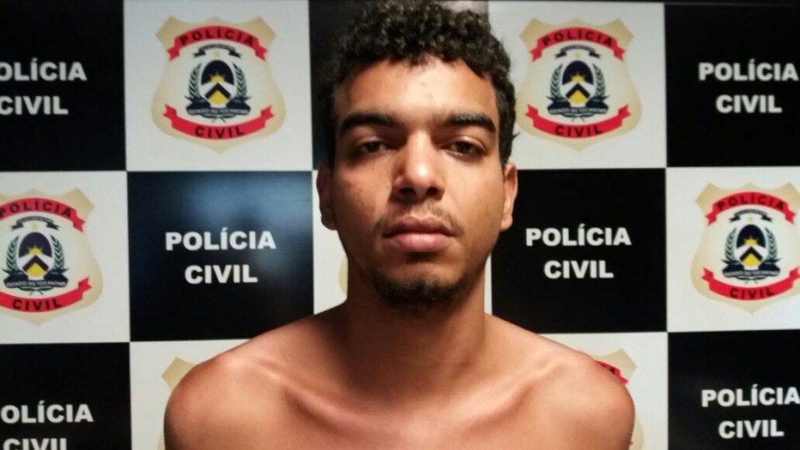 Dhenys Silva, suspeito por trÃ¡fico Ã© preso pela PolÃ­cia Civil em Palmas