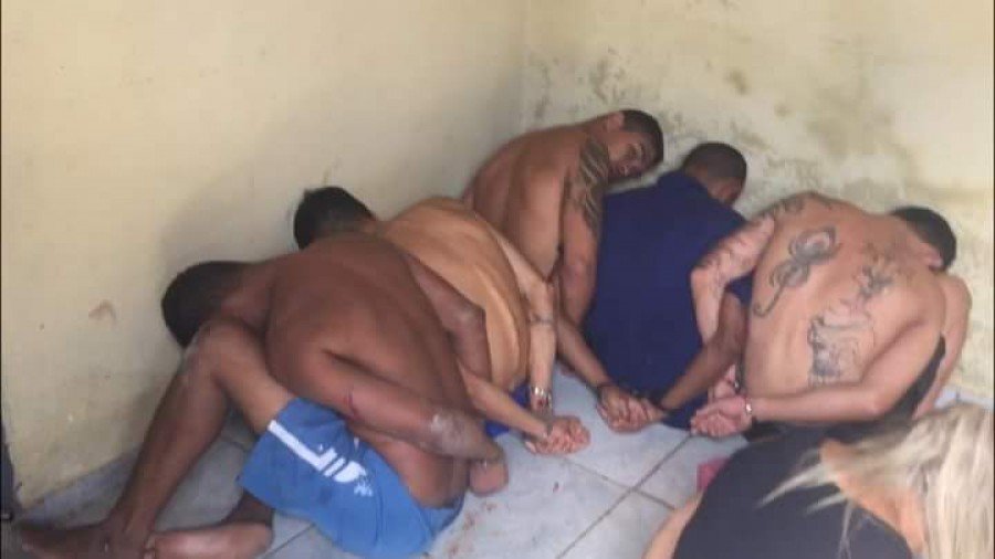 ForÃ§as de seguranÃ§as estaduais recapturaram mais 5 fugitivos de unidade prisional de AraguaÃ­na (Foto: PolÃ­cia Civil)