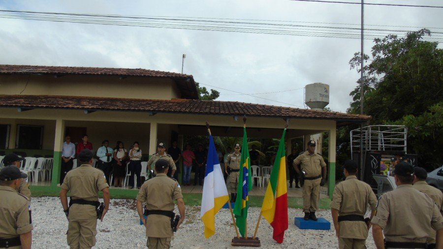 Passagem de comando da 2Âª Companhia Operacional Destacada de PolÃ­cia Militar, em XambioÃ¡