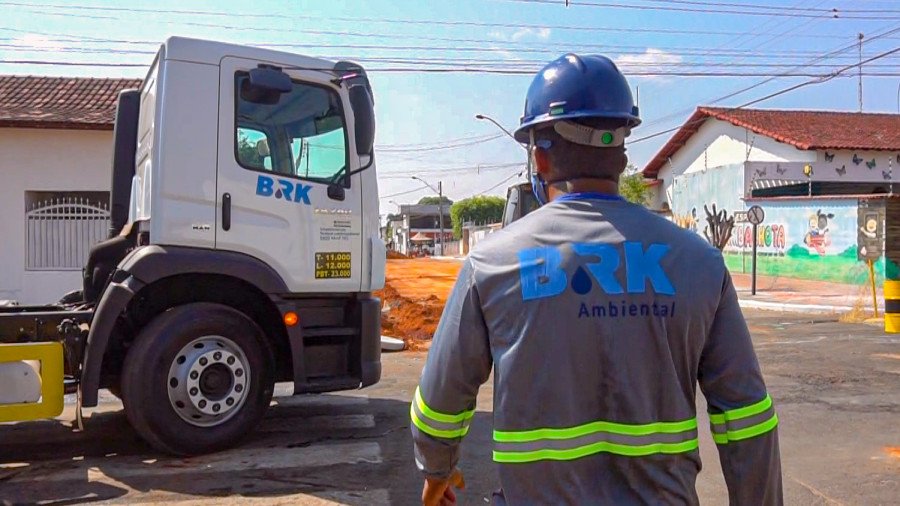 BRK realiza obras de implantação de redes de esgoto em ruas do setor Waldir Lins, em Gurupi, na semana de 4 a 9 de abril (Foto: Divulgação)