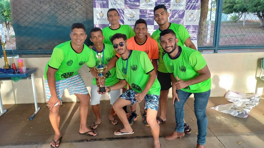O time de Pedagogia venceu na modalidade futsal masculino e vai representar o câmpus na etapa estadual (Foto: Ananda Portilho)