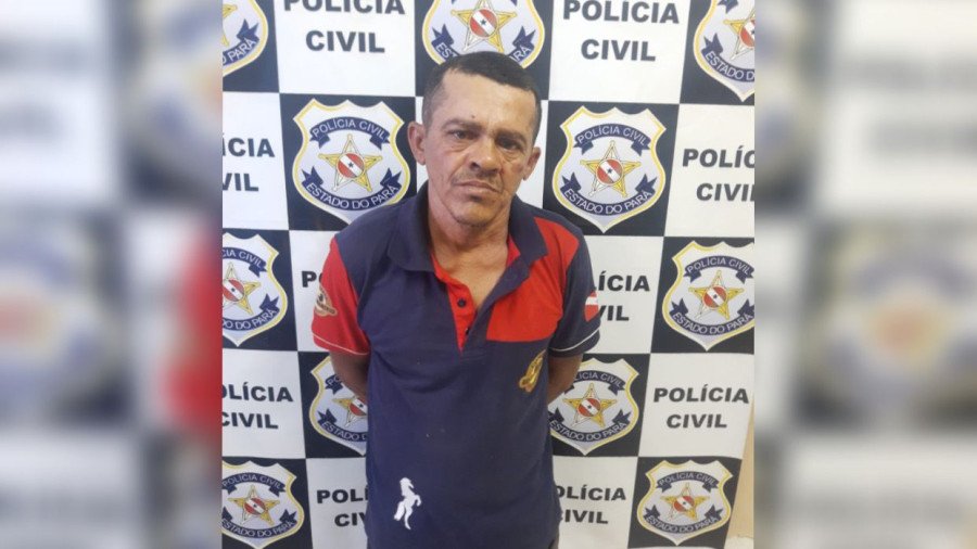 Homem acusado de estuprar menina de 10 anos em Marabá-PA foi preso quase 2 anos depois (Foto: Reprodução)