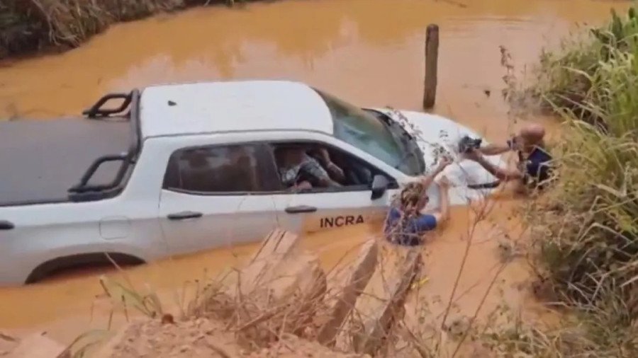 Diretora e superintendente do Incra sofrem acidente de carro em Eldorado dos Carajás-PA (Foto: Divulgação)