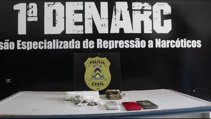 Homens foram presos durante ação da 1ª DENARC em Palmas (Foto: Dicom/SSP-TO)