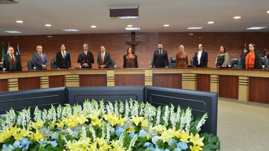 Deputado Eduardo Mantoan representa Aleto na Abertura do Ano Judiciário do TJ-TO (Foto: Silvio Santos)