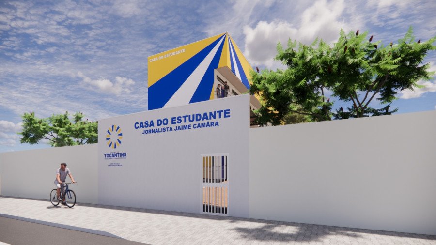 Governo conclui projeto de reforma da Casa do Estudante de Palmas (Foto: Emerson Silva)