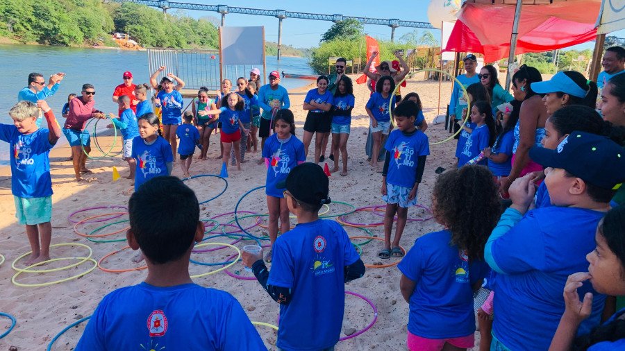 Diversão, aprendizado e confraternização no Projeto Botinho, em Pedro Afonso (Foto: Divulgação)