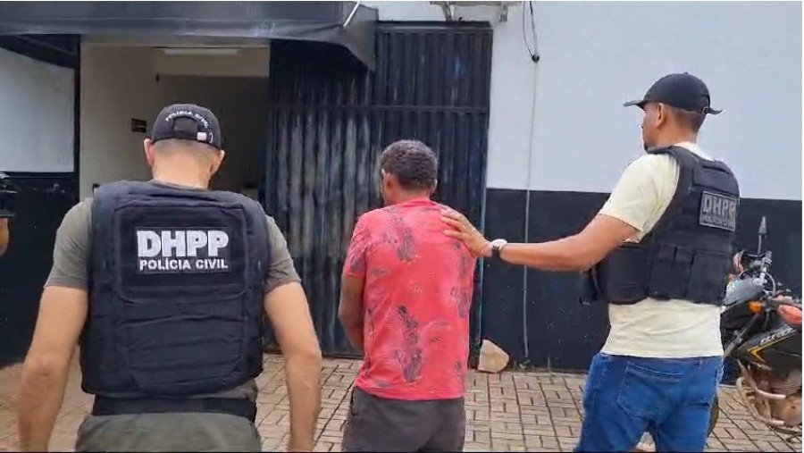 Homem foi preso após ação conjunta das Polícias Civis do Tocantins e do Maranhão (Foto: Dicom/SSP-TO)