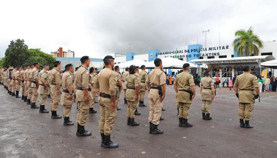 Cerca de 50 militares receberam a honraria, sendo de polícias de outros estados como Bahia, Goiás, Maranhão, Minas Gerais e São Paulo (Foto: Antônio Gonçalves)