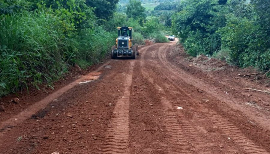 Itacajá é o primeiro dos nove municípios que passarão a ter ligação por rodovia pavimentada (Foto: Ageto/Governo do Tocantins)