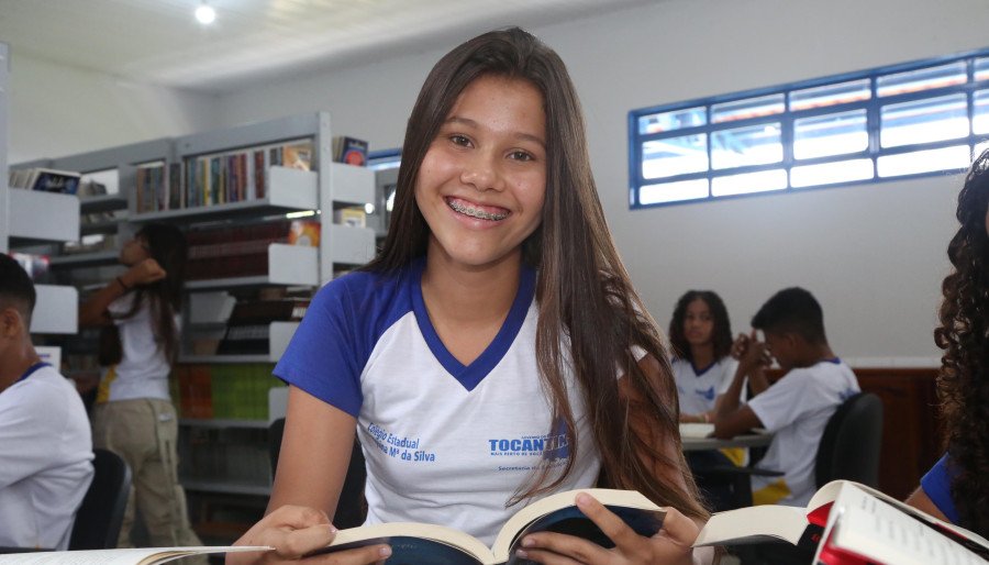 Podem se inscrever no Enem alunos que estão concluindo o ensino médio (Foto: Marcio Vieira/Governo do Tocantins)
