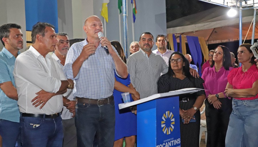 Prefeito Itamar Barrachini agradeceu investimentos do Governo do Tocantins no município de Santa Maria