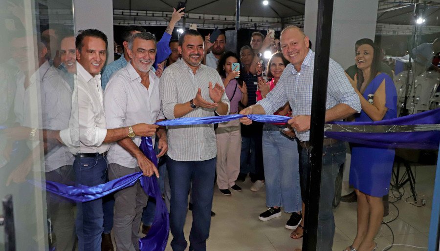 Wanderlei Barbosa e prefeito Itamar Barrachini celebraram parceria em evento histórico na sede da Prefeitura de Santa Maria do Tocantins